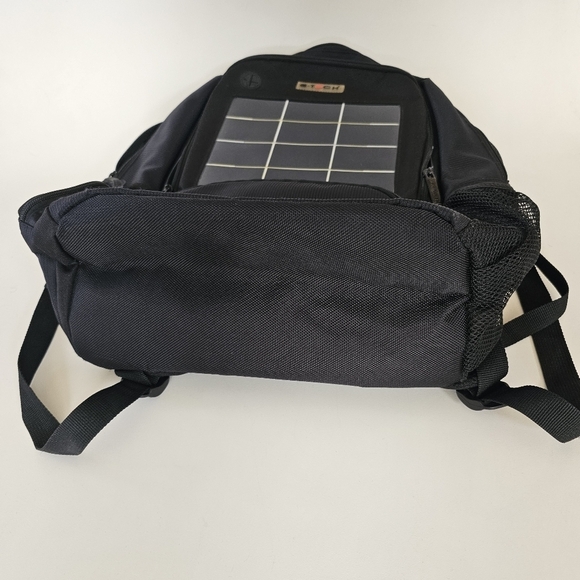 Preferred Nation Outdoor Black Solar Travel Commute Backpack - Picture 11 of 11